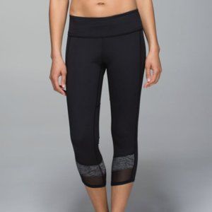 LuluLemon If You're Lucky Crop Sz 12